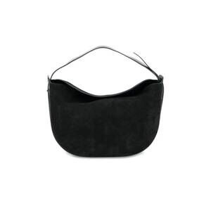 NEW BC HANDBAGS women's genuine suede crossbody hobo bag in black